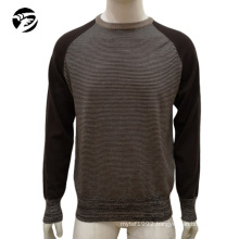 Striped Sweater Man Pullover custom knit sweaters for Men Round Neck Knitwear